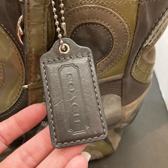 COACH MIA INLAID LOGO Handbag. 15748 PATCHWORK SHOULDERBAG tote purse​ - Picture 7 of 16